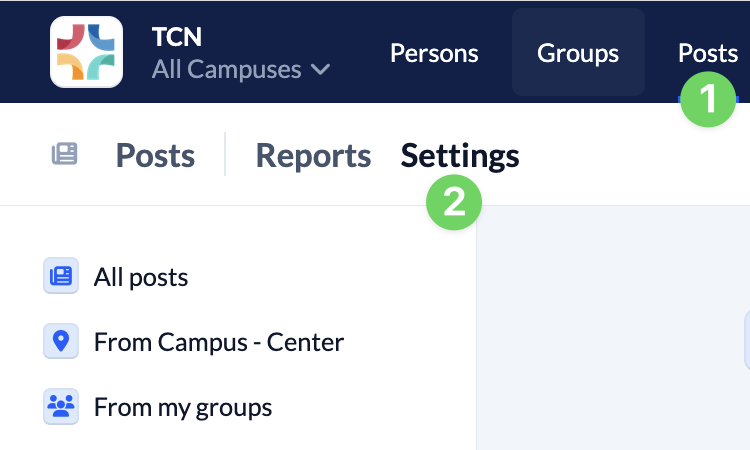Screenshot Posts Settings