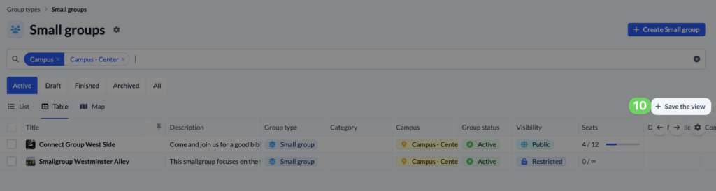 Save configured view screenshot