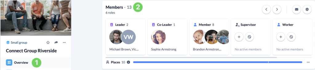 Screenshot Groups Overview Click Members
