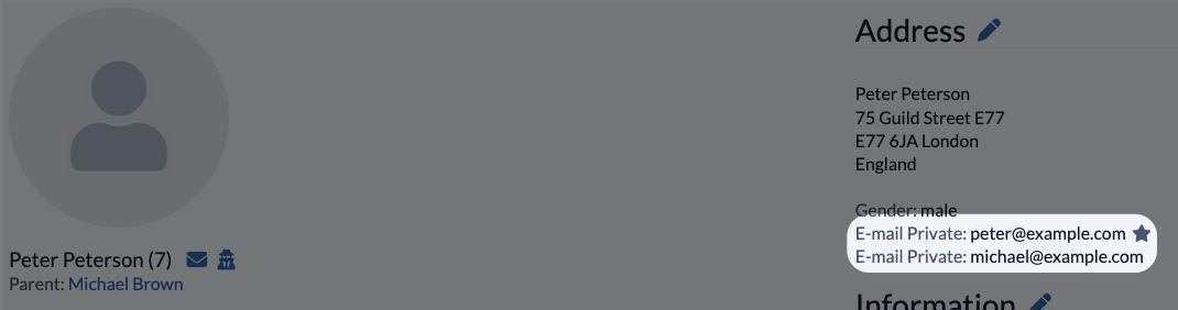 Screenshot Persons Person details