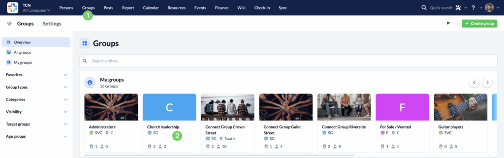 Groups - Overview