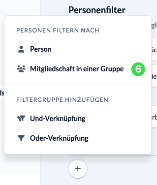 Screenshot Automatic membership; add group membership filter